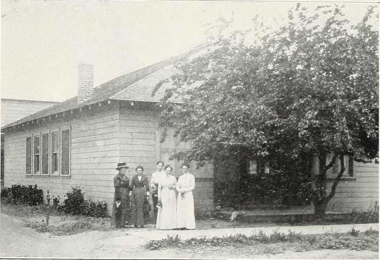 The WCTU coffee club and rest room in Campbell, from a history published in 1911